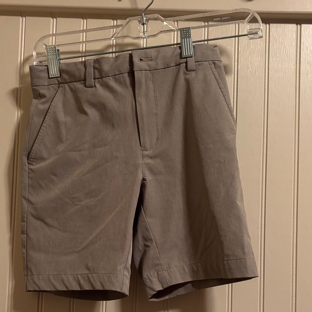 Vineyard Vines Kids Formal Taupe Shorts
